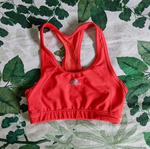 Red Adidas Techfit Sports Bra